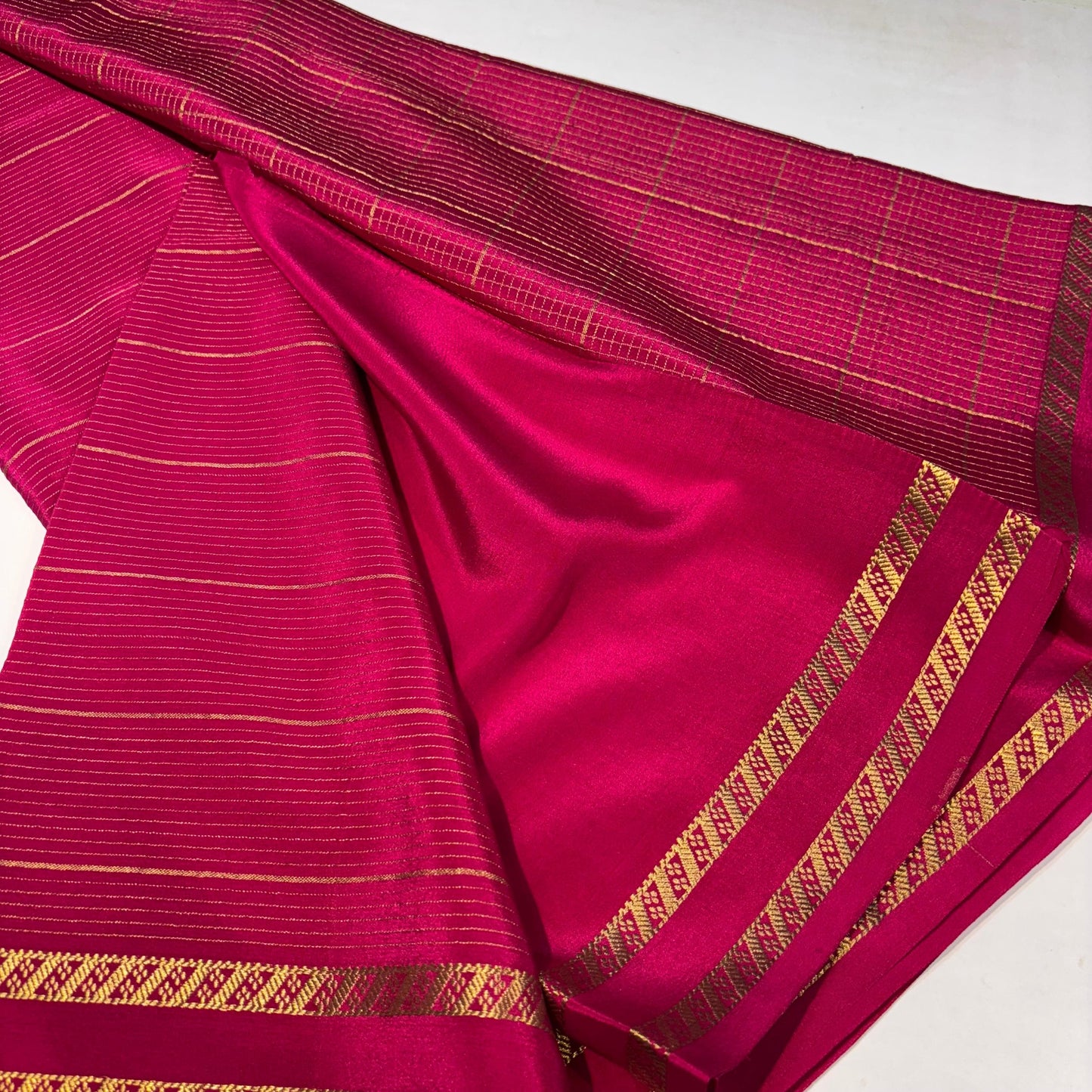 Pure Zari Mysore Silk Saree