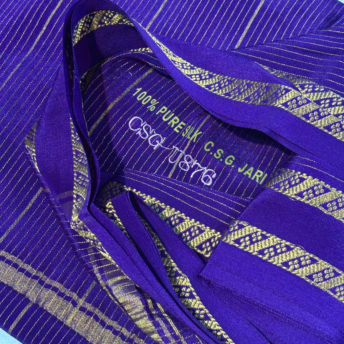 Pure Zari Mysore Silk Saree
