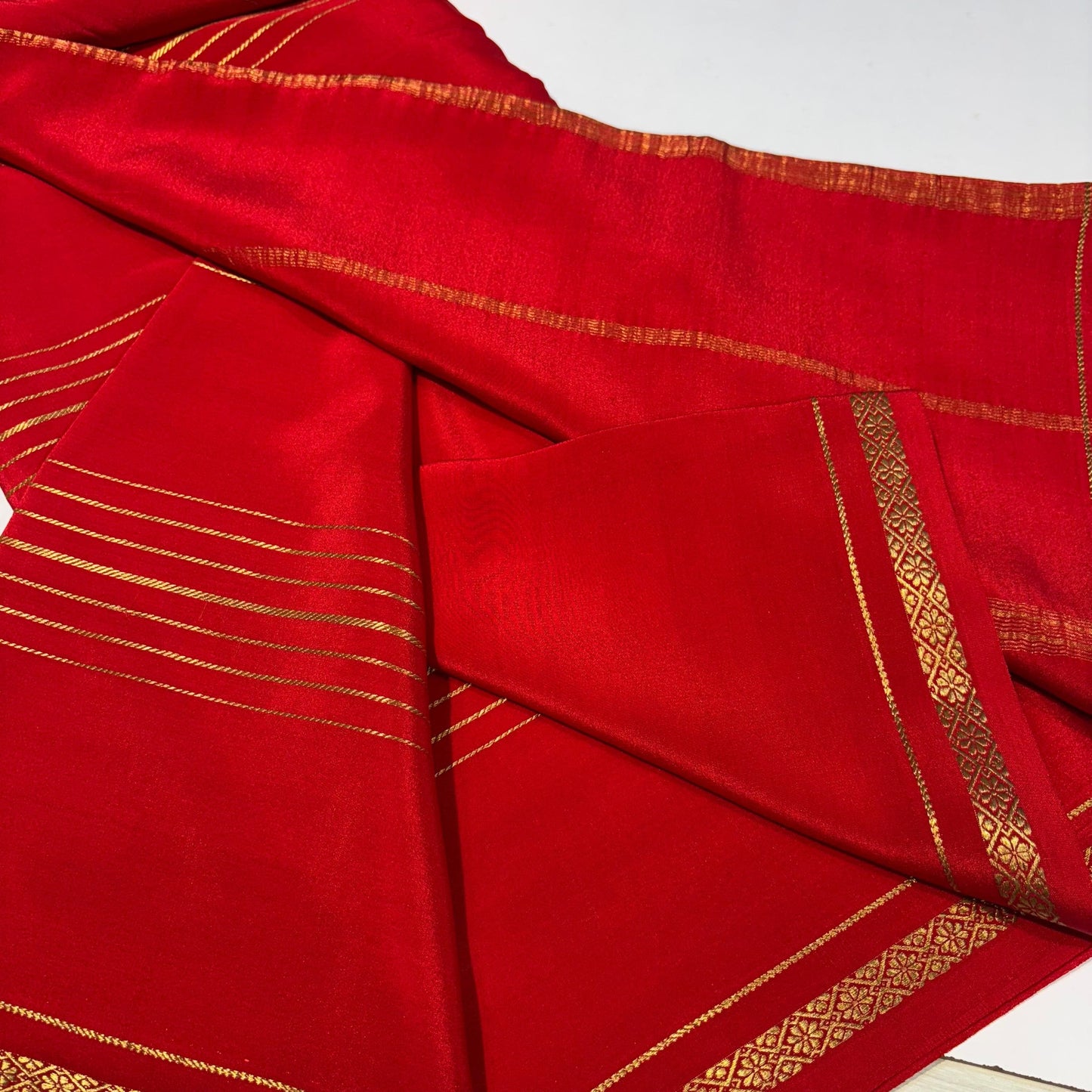 Pure Zari Mysore Silk Saree