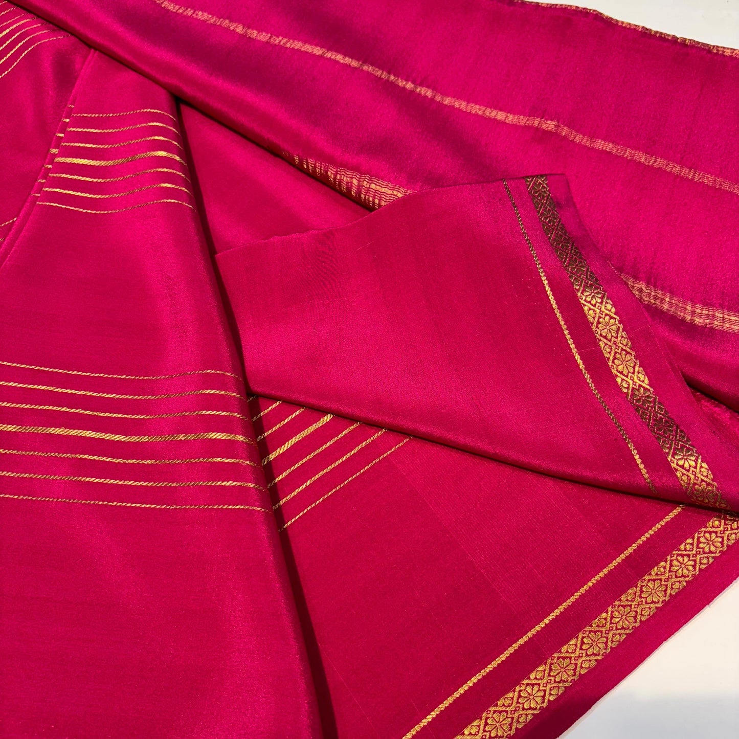 Pure Zari Mysore Silk Saree