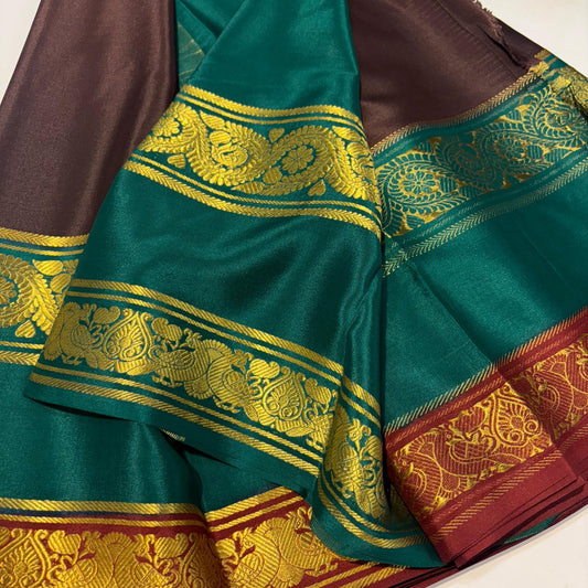 3D Mysore Silk Saree