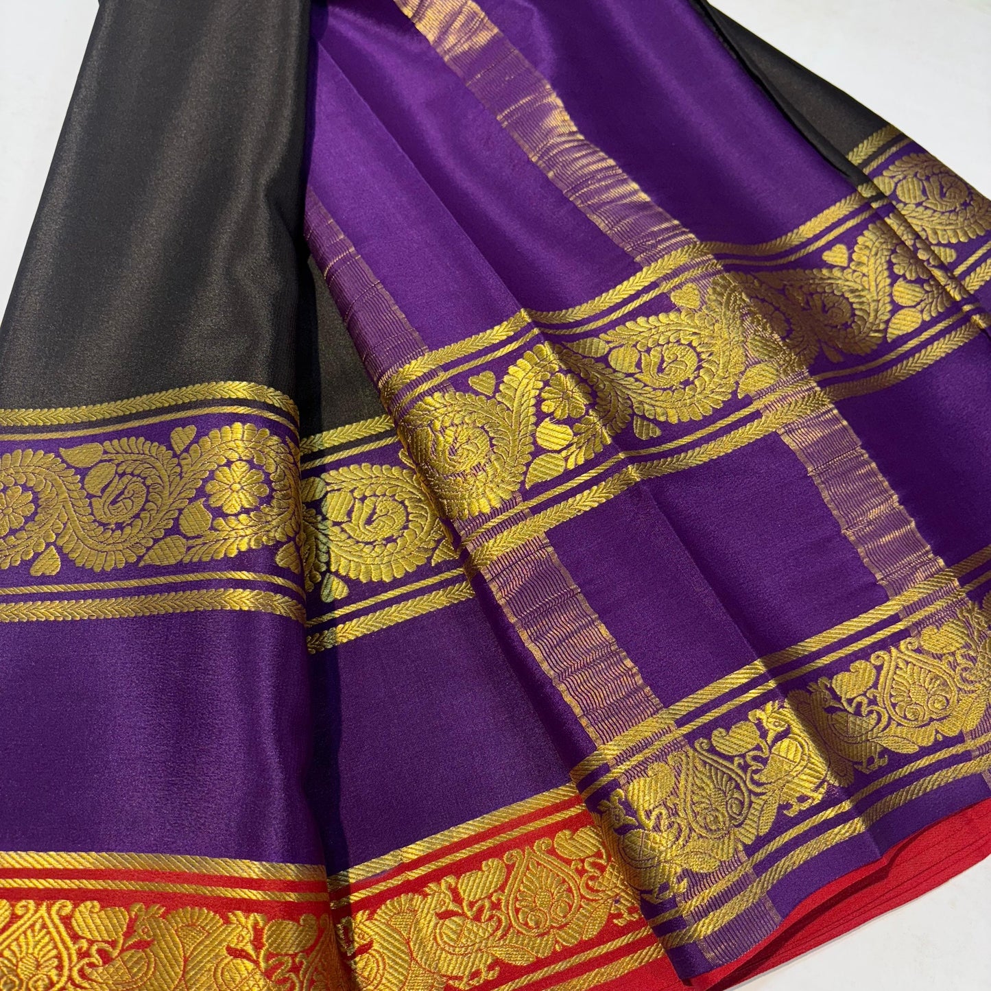 3D Mysore Silk Saree