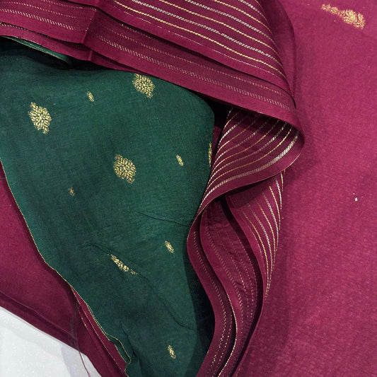 Vintage Mysore Crepe Saree