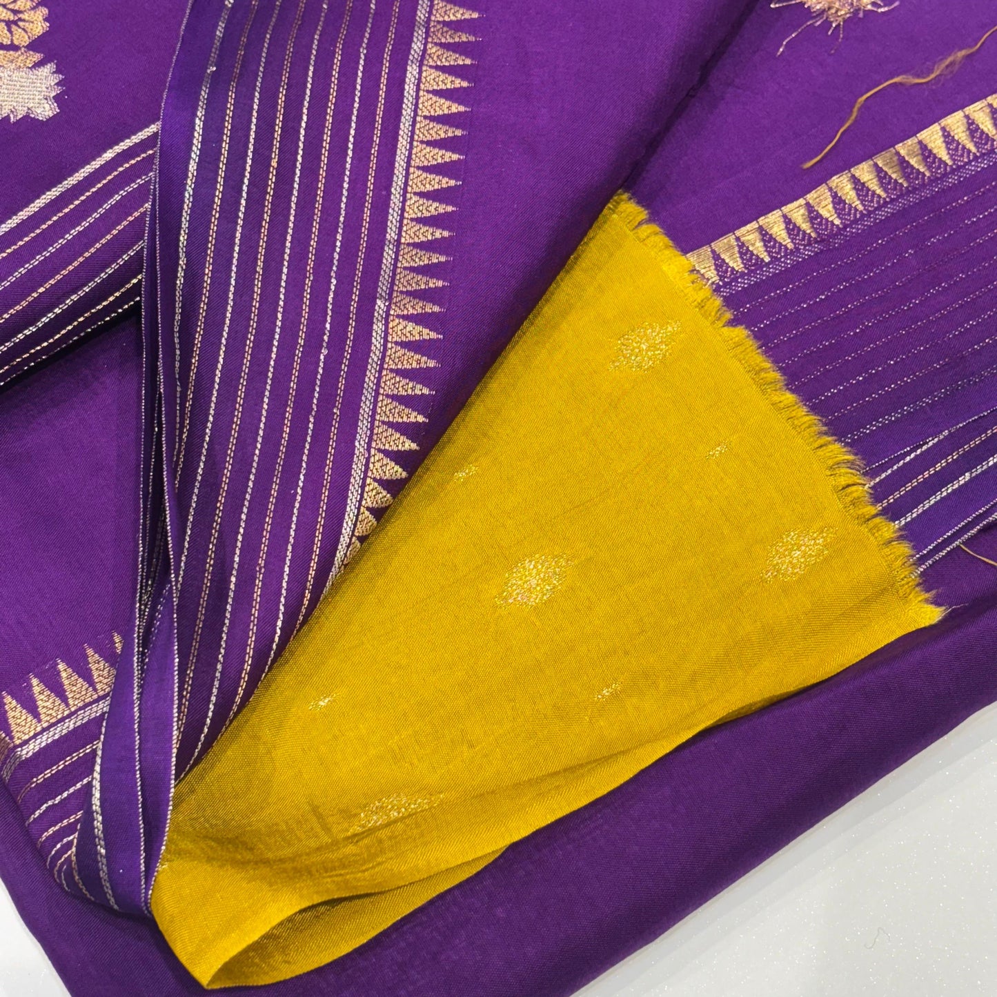 Vintage Mysore Crepe Saree