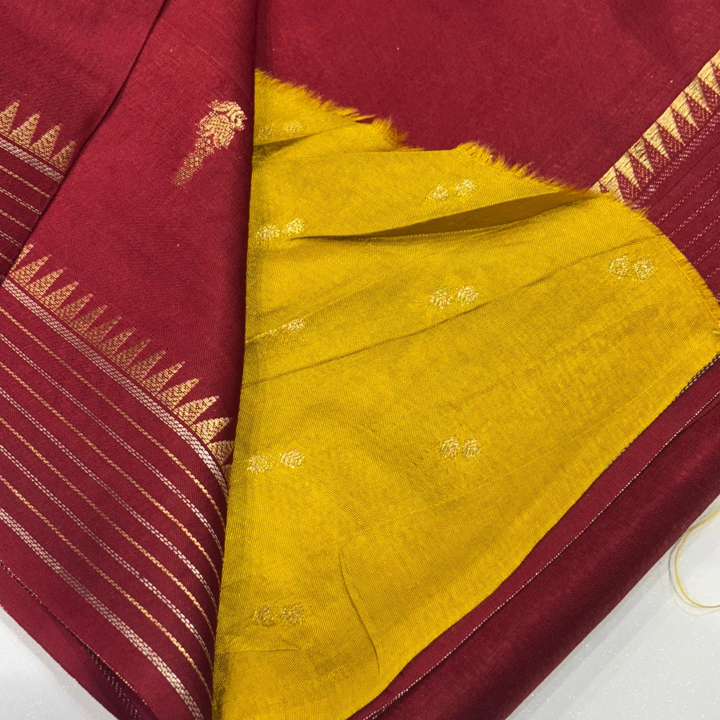 Vintage Mysore Crepe Saree