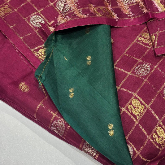 Vintage Mysore Crepe Saree
