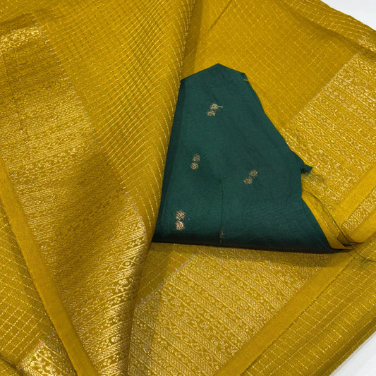 Vintage Mysore Crepe Saree