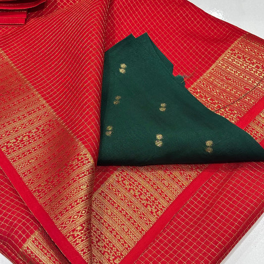 Vintage Mysore Crepe Saree