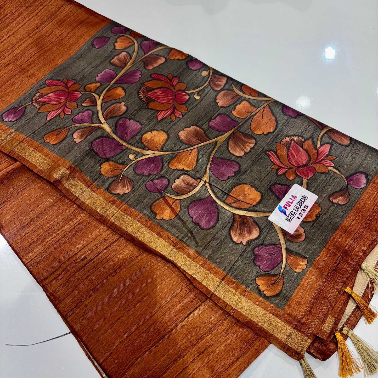 Munga Silk Kalamkari Sarees