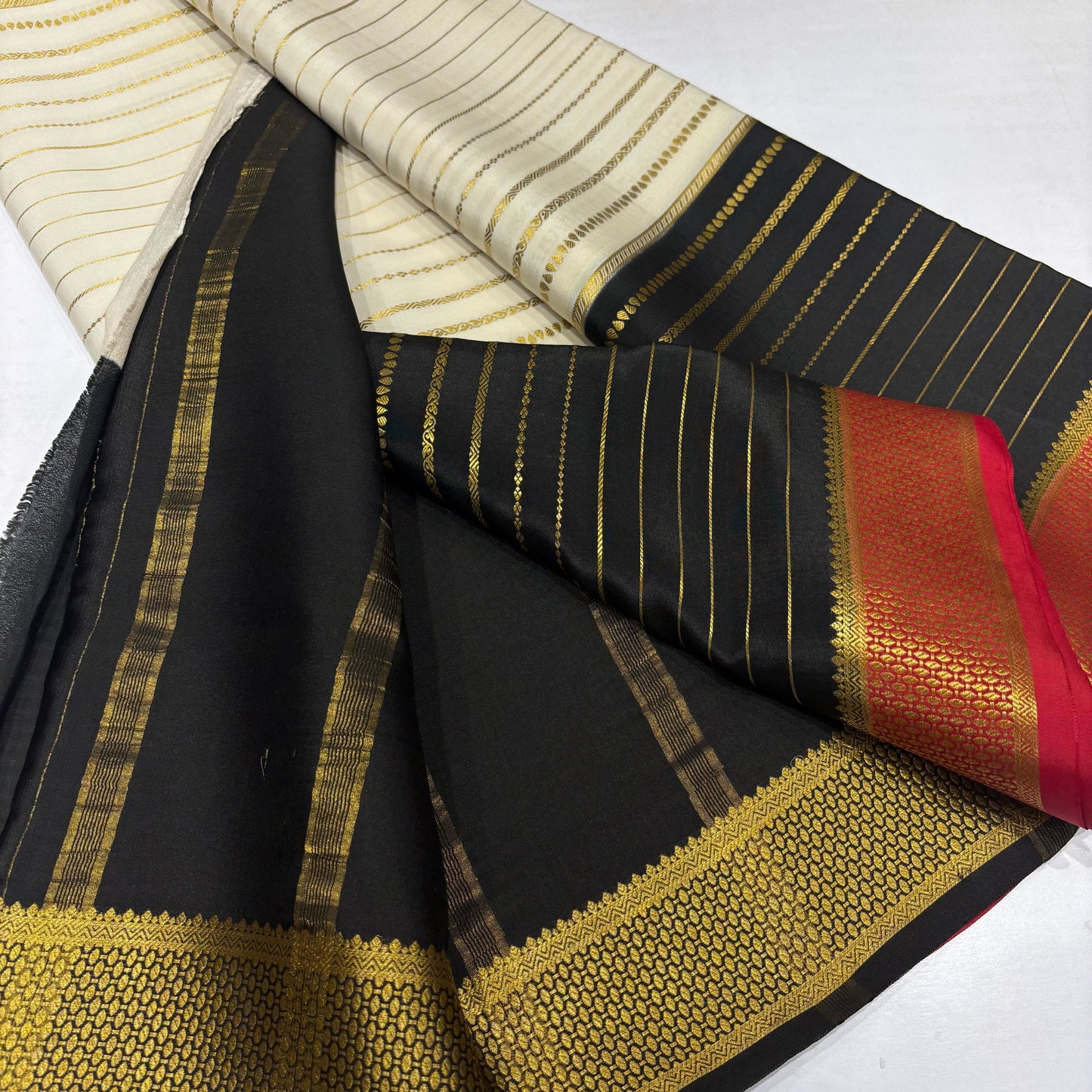 3D Mysore Silk Saree