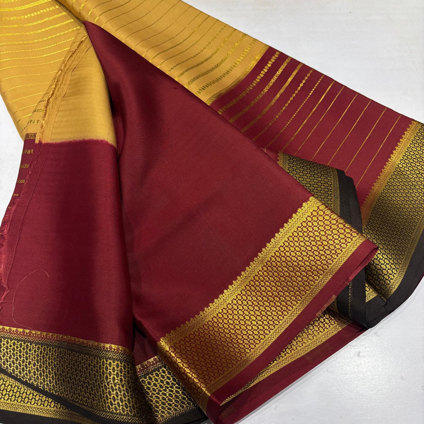 3D Mysore Silk Saree