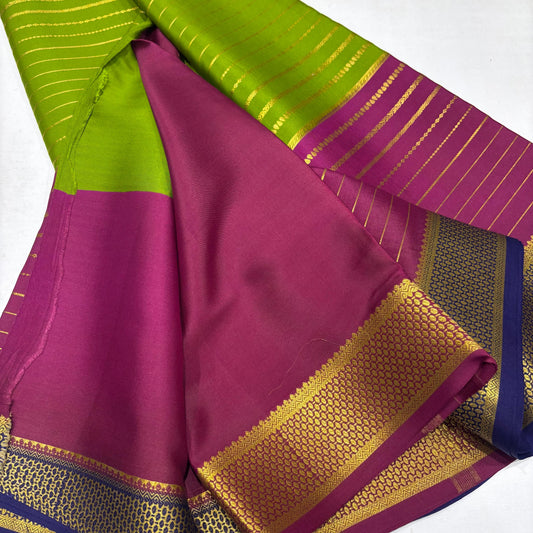 3D Mysore Silk Saree