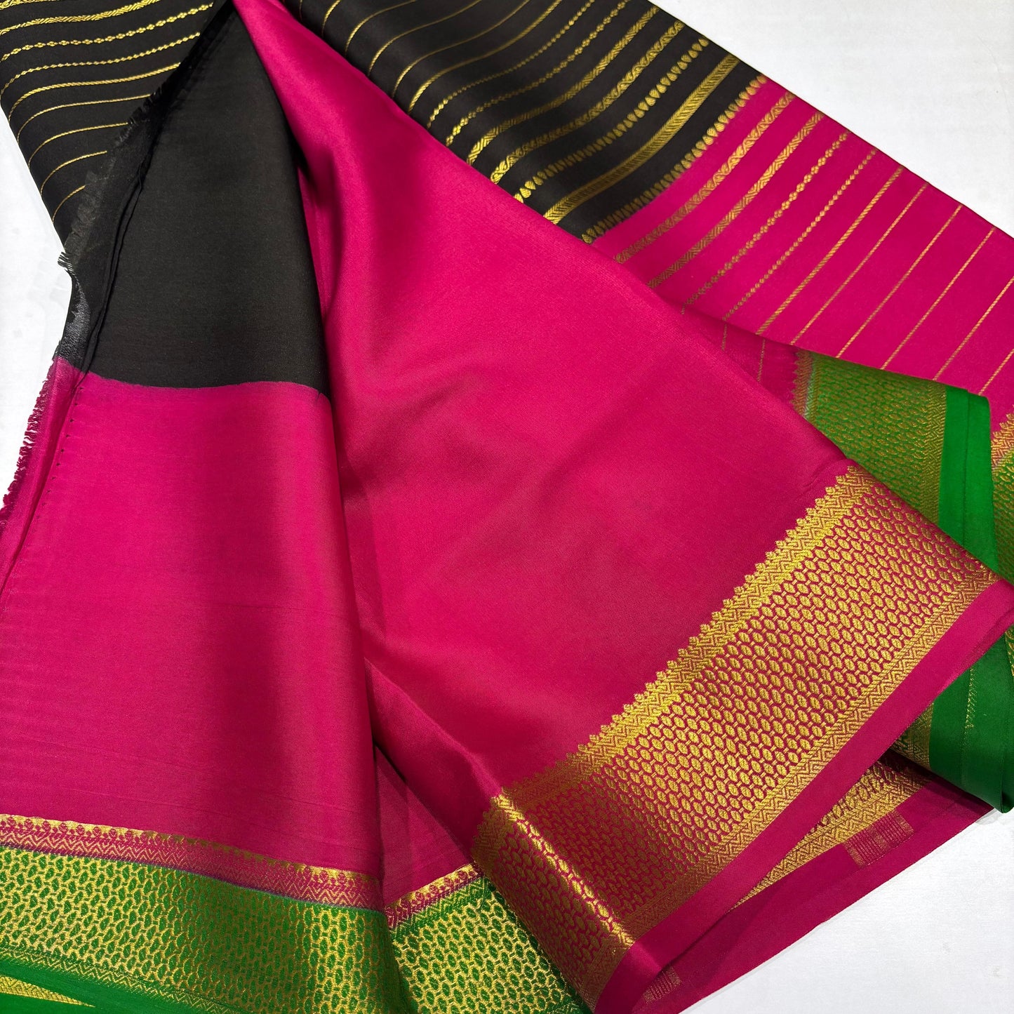 3D Mysore Silk Saree