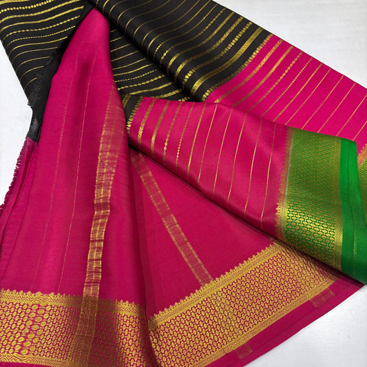 3D Mysore Silk Saree