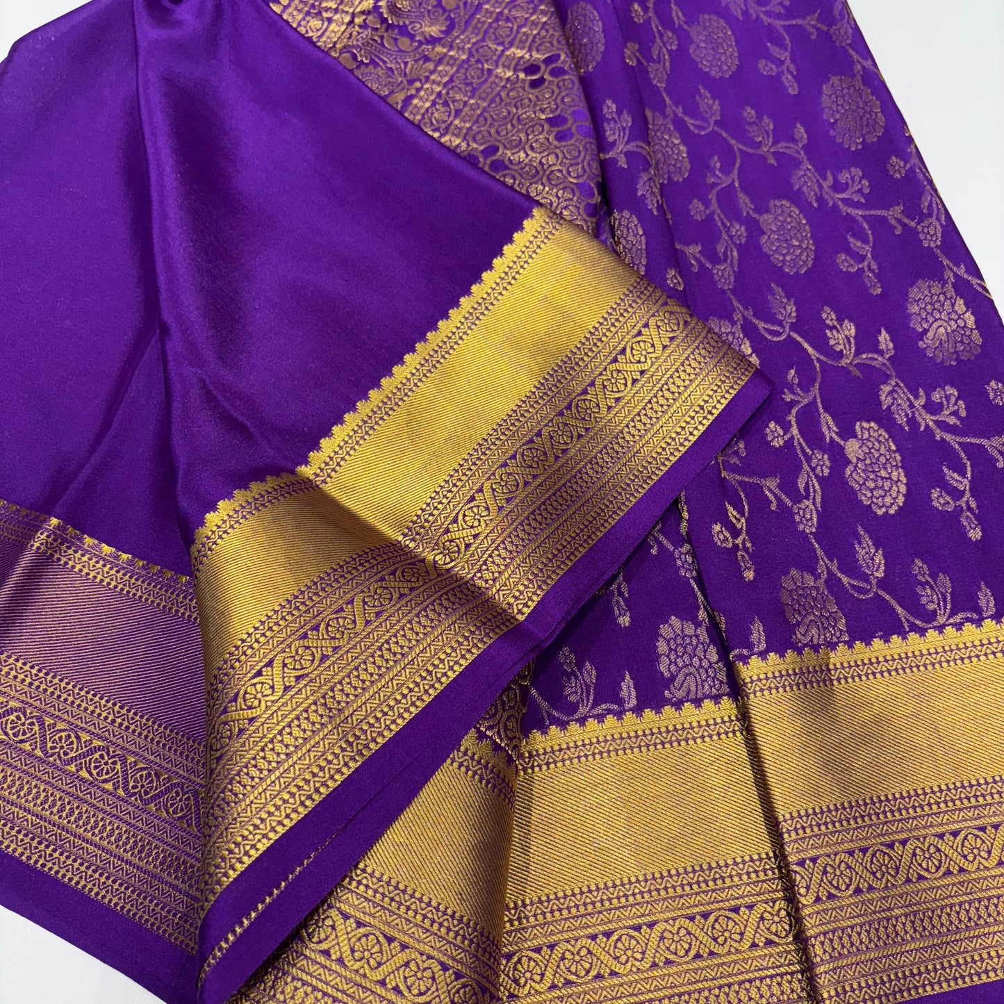 Brocade Mysore Silk Saree