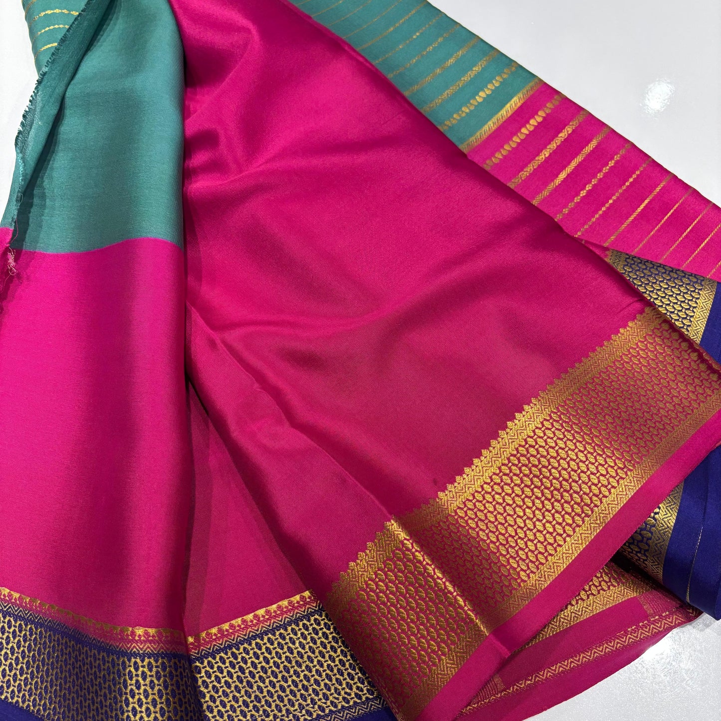 3D Mysore Silk Saree