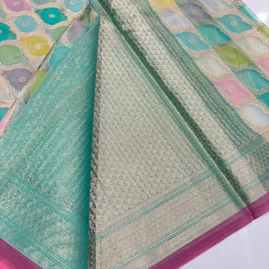 Banarasi Rangkat Organza Saree