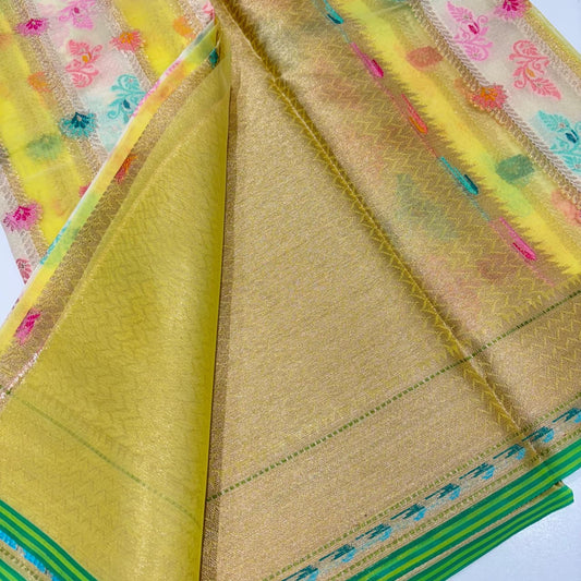 Banarasi Rangkat Organza Saree