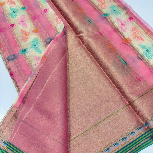 Banarasi Rangkat Organza Saree