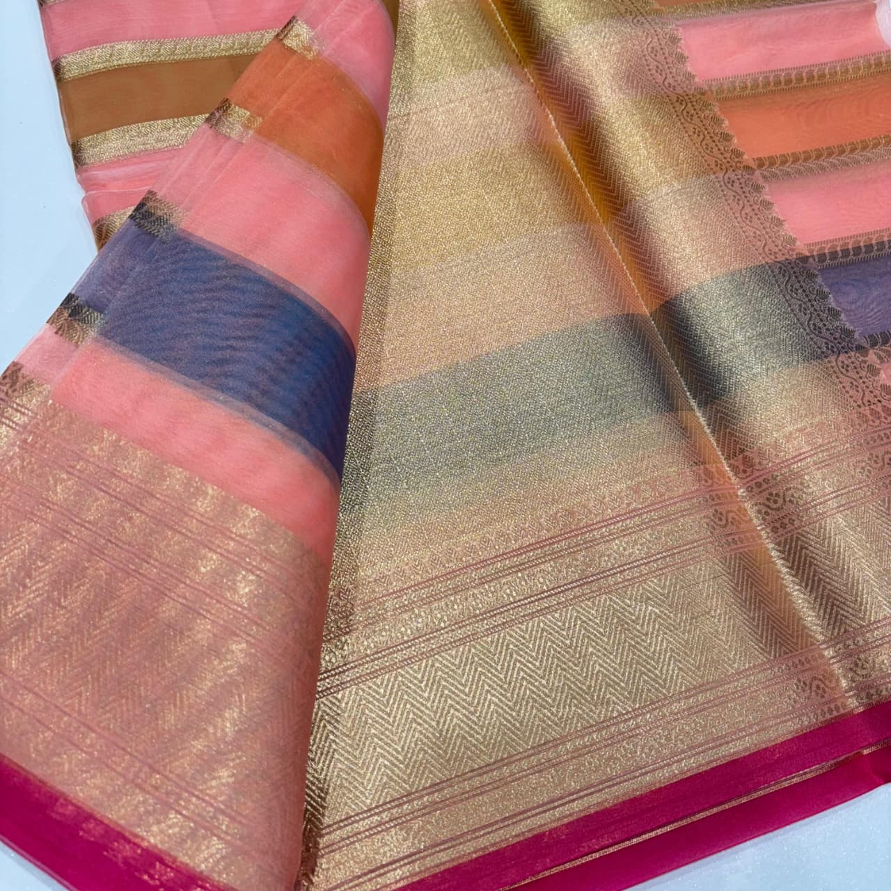 Banarasi Rangkat Organza Saree