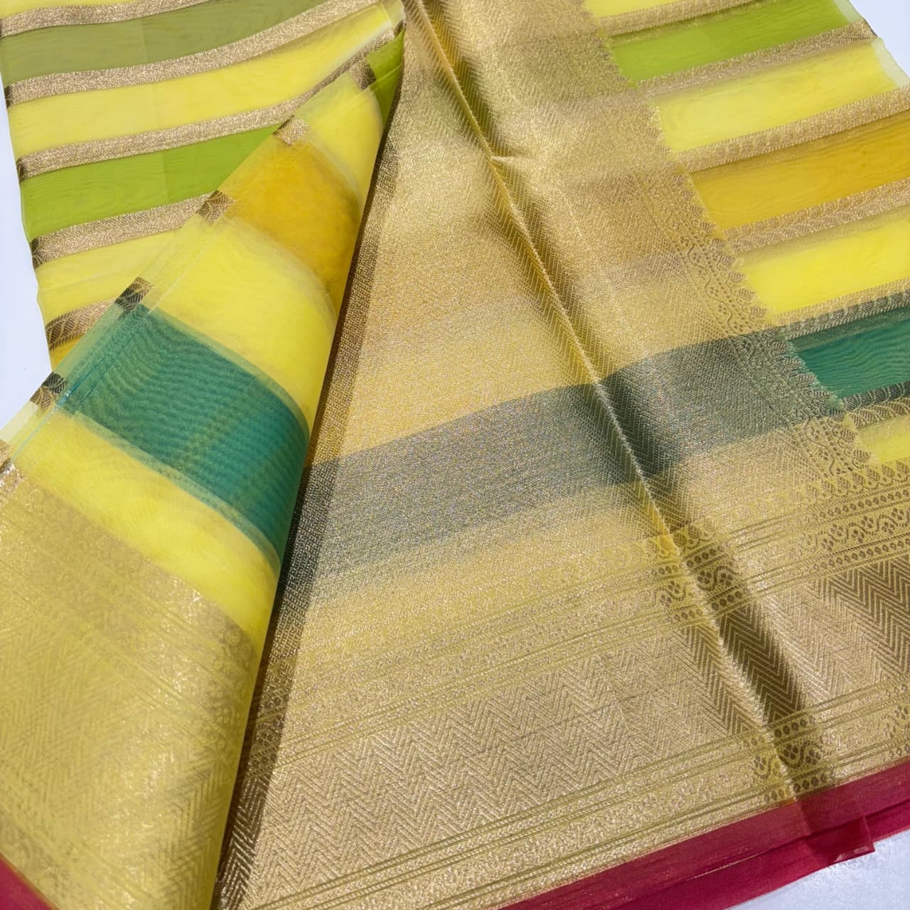 Banarasi Rangkat Organza Saree