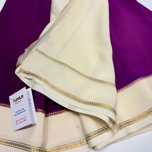 Pure Zari Mysore Silk Saree