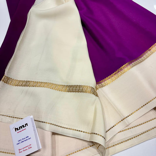 Pure Zari Mysore Silk Saree