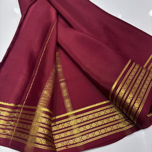 Pure Mysore Silk Saree