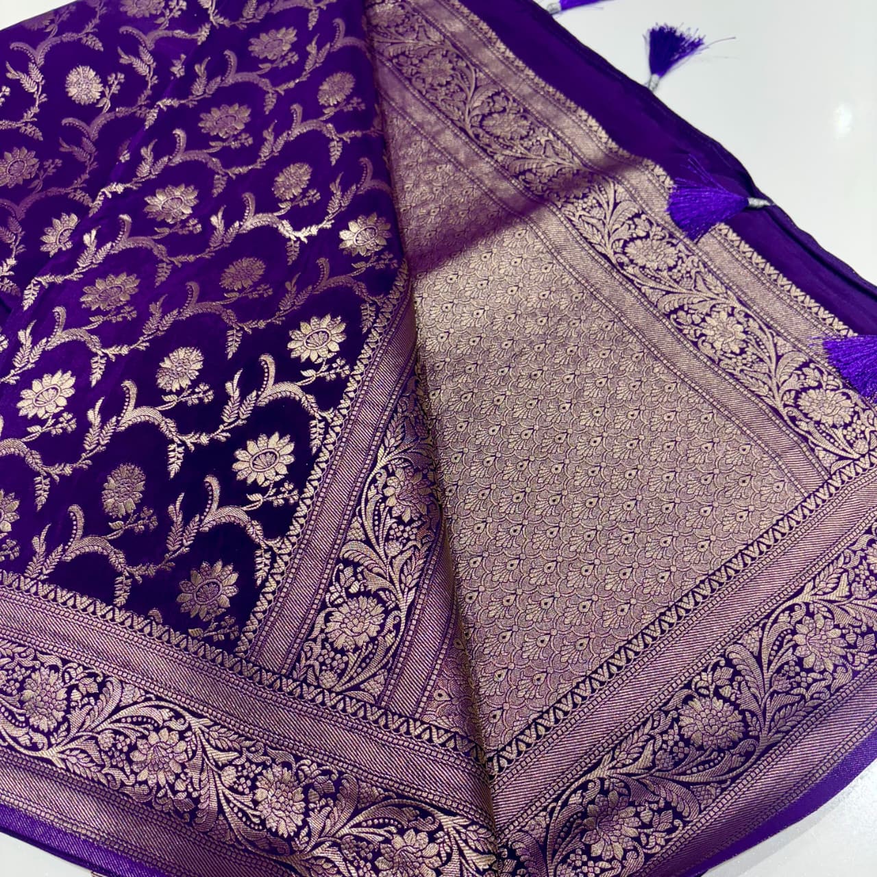 Banarasi Jaal Work Saree