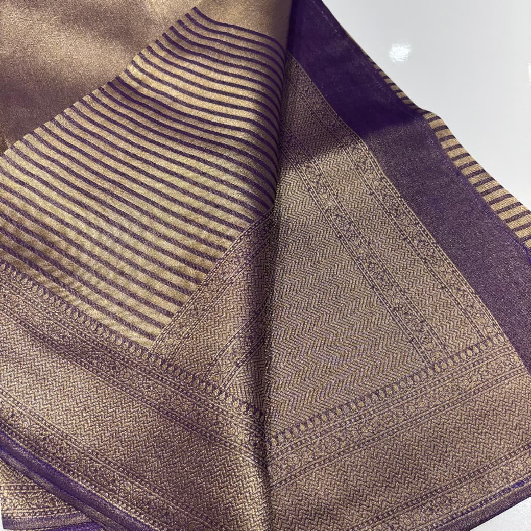 Designer Tissue Organza Saree