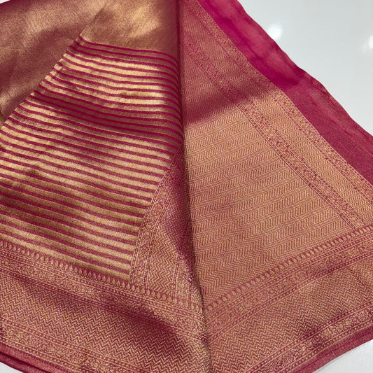 Designer Tissue Organza Saree