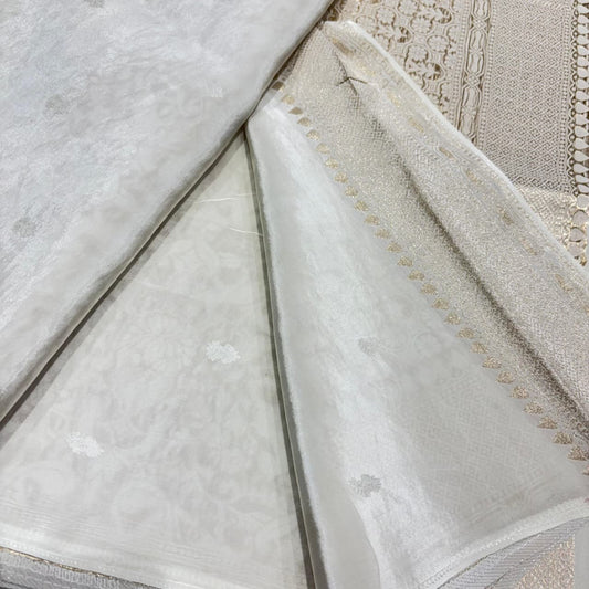 Brocade Banaras Crepe Saree