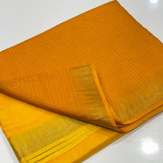Vintage Mysore Crepe Saree