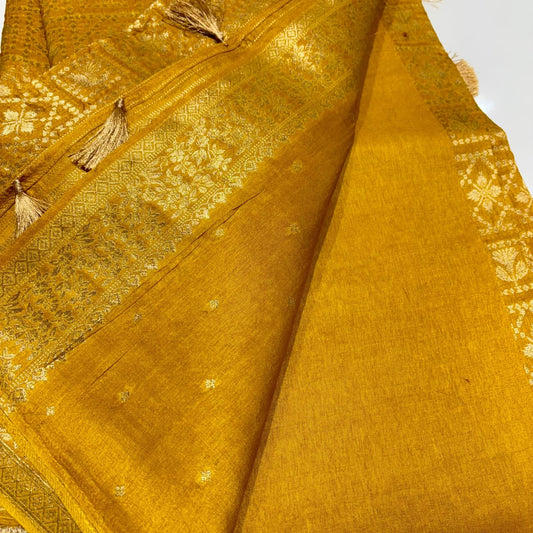 Banarasi Georgette Bandhani Saree