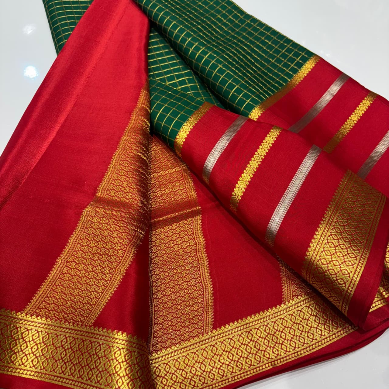 Pure Mysore Silk Saree