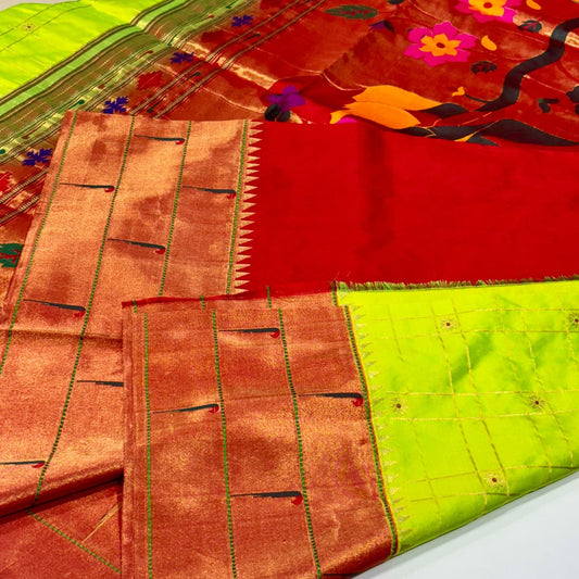 Pure Paithani Silk Saree