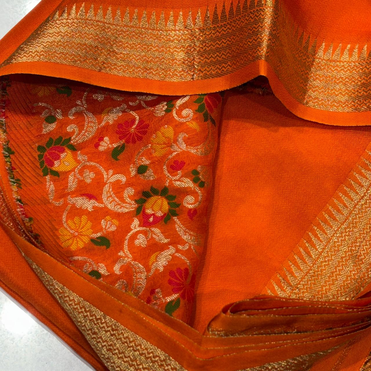 Semi Mysore Silk Saree