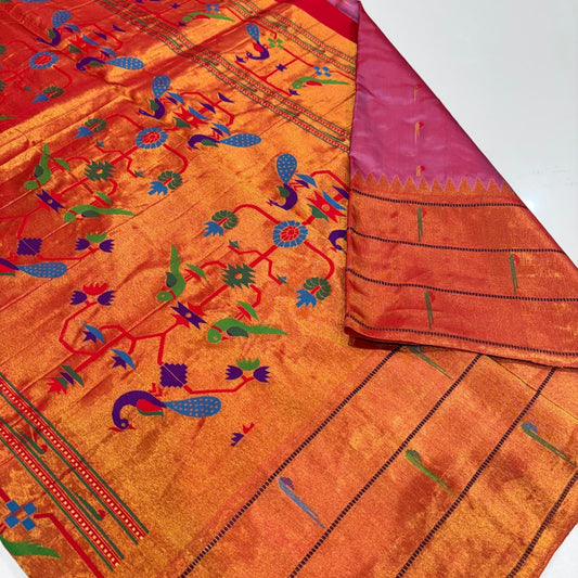 Pure Paithani Silk Saree