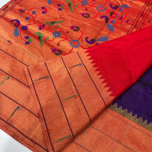 Pure Paithani Silk Saree