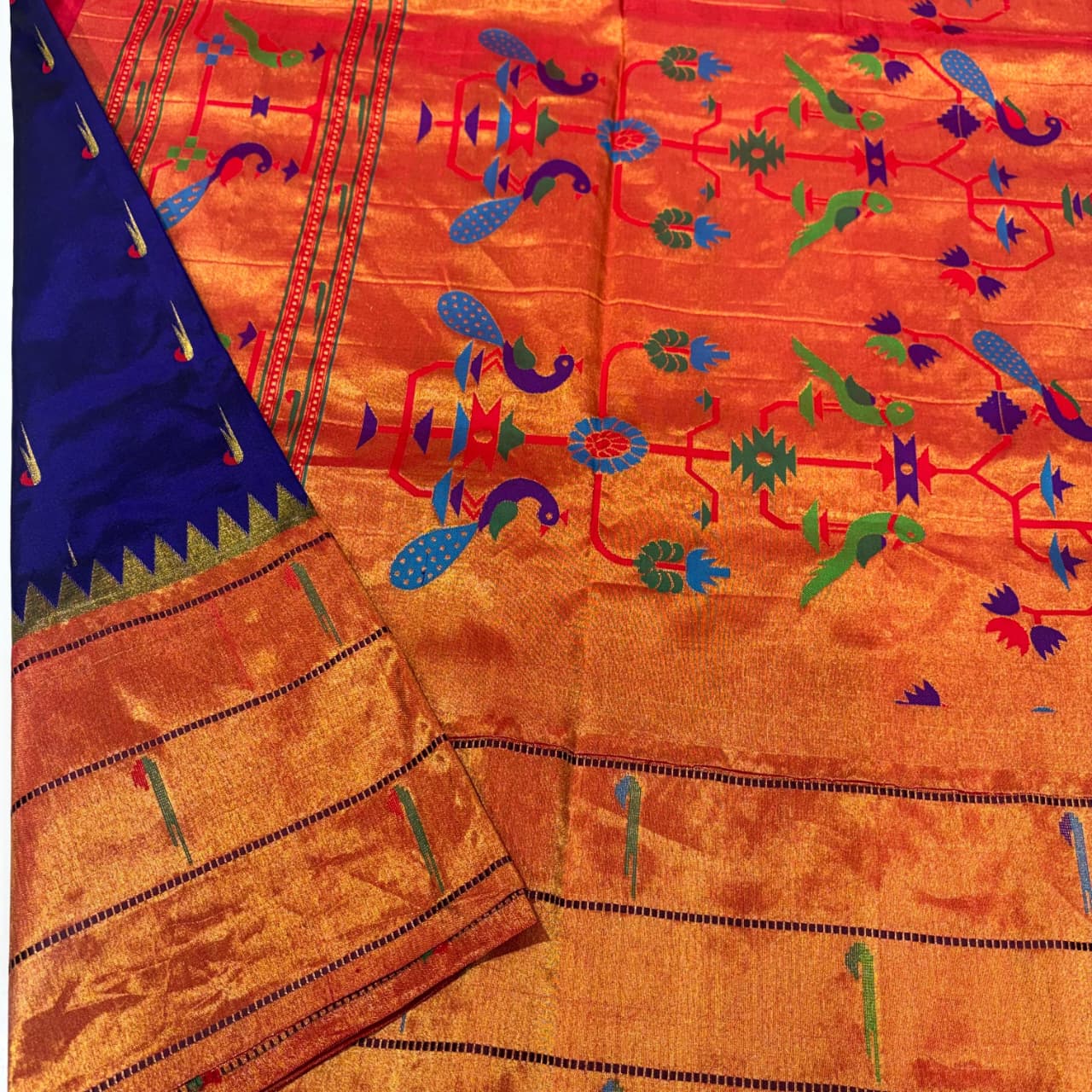 Pure Paithani Silk Saree