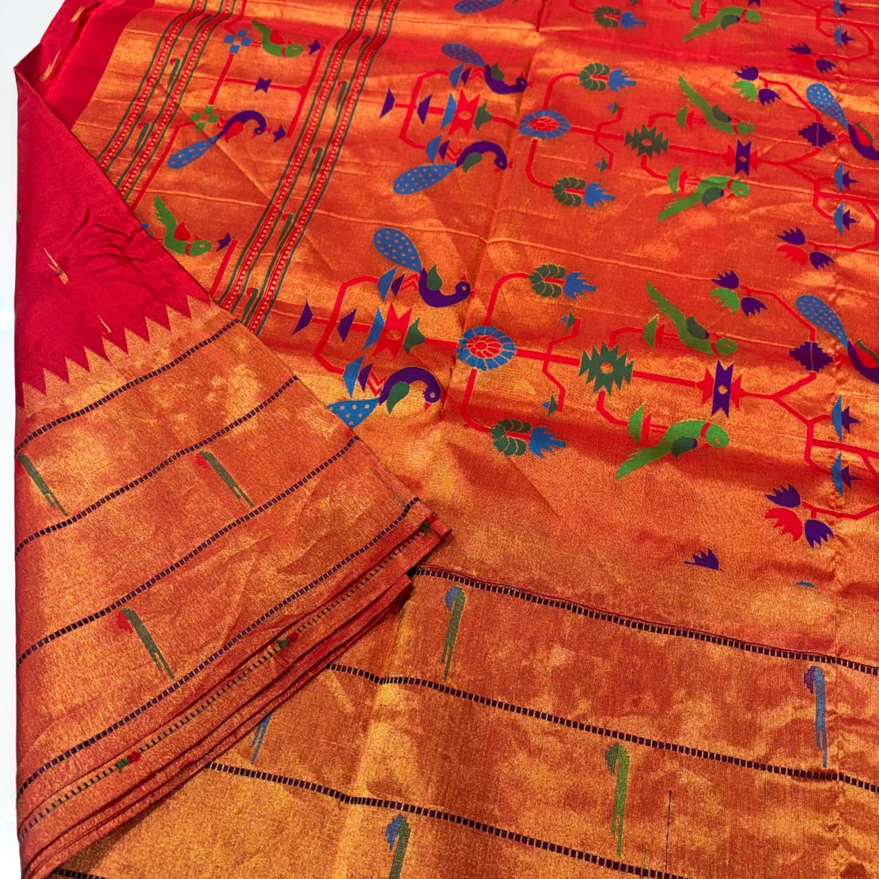 Pure Paithani Silk Saree