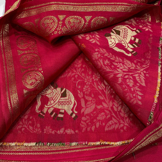 Semi Mysore Silk Saree