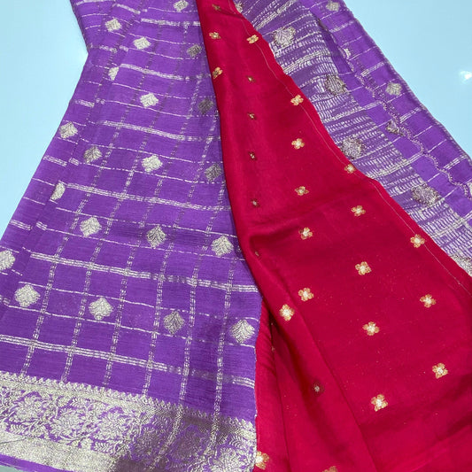 Designer Wrinkle Chiffon Saree