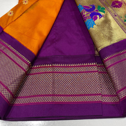 Semi Silk Paithani Saree