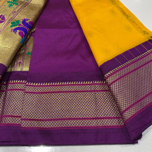 Semi Silk Paithani Saree