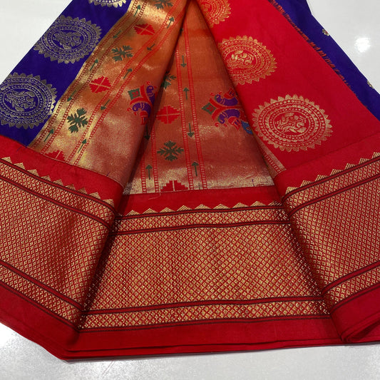 Semi Silk Paithani Saree