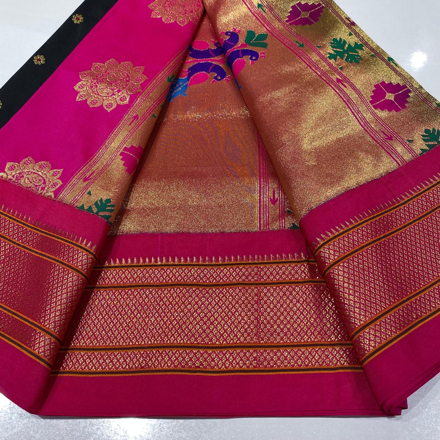 Semi Silk Paithani Saree
