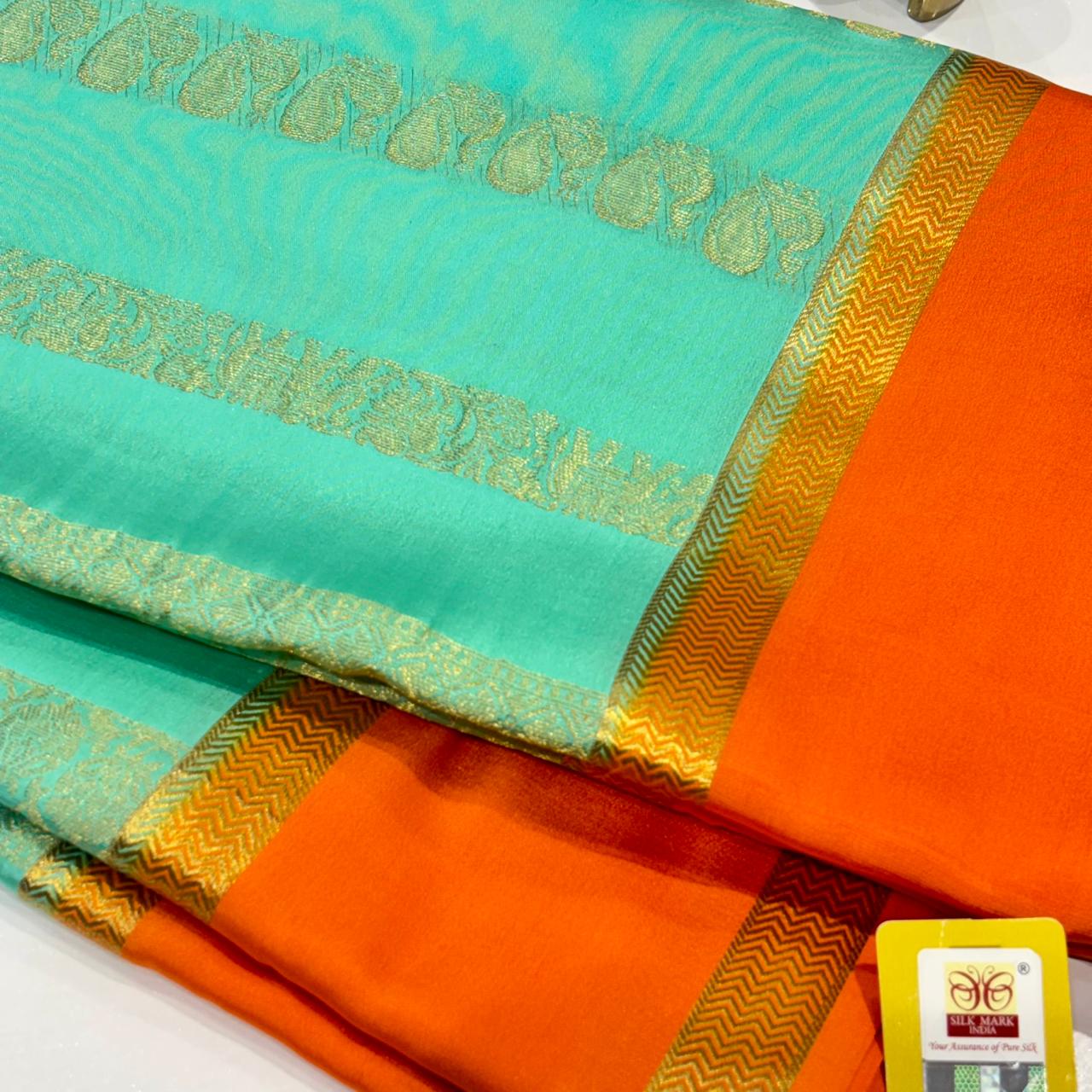 Pure Mysore Silk Saree