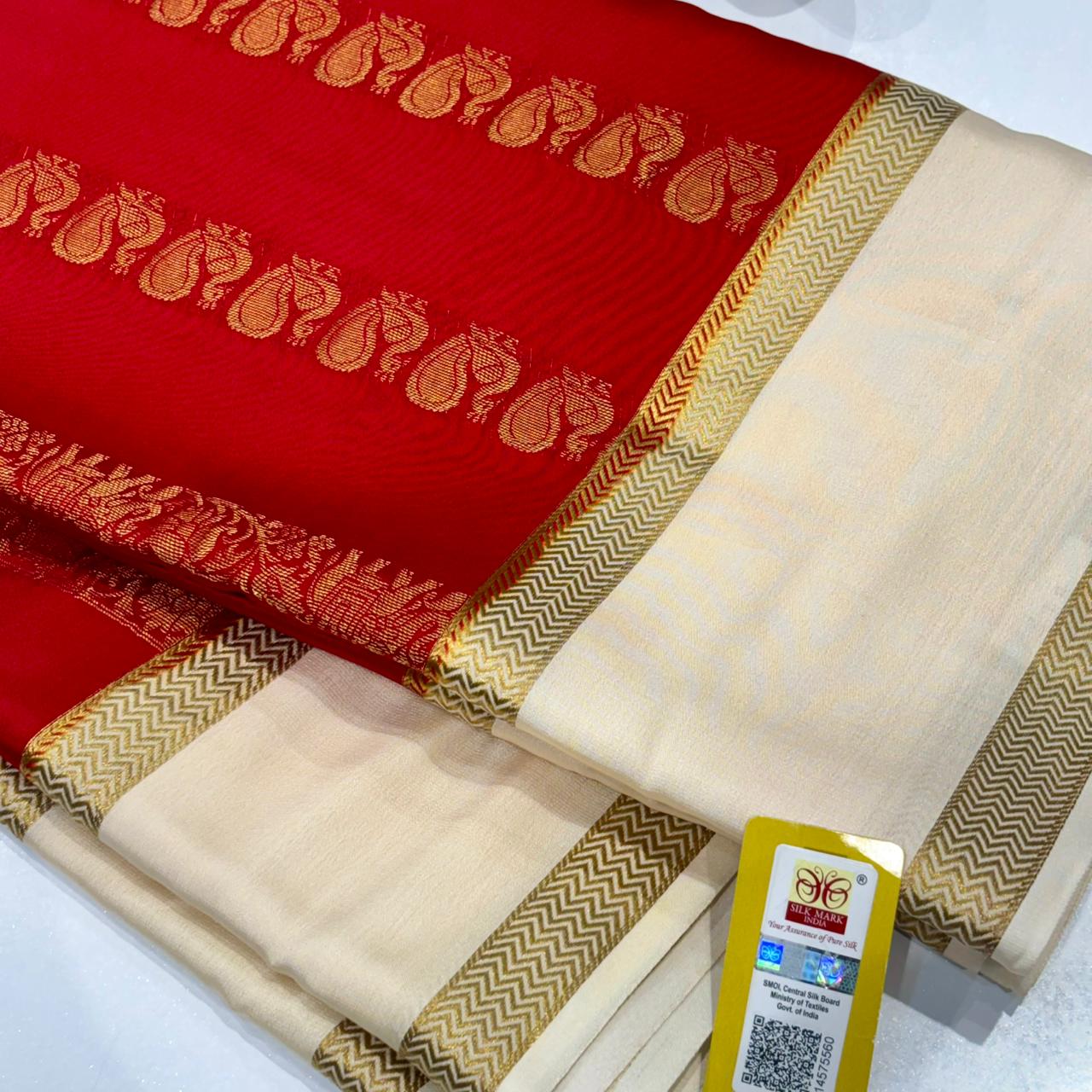 Pure Mysore Silk Saree