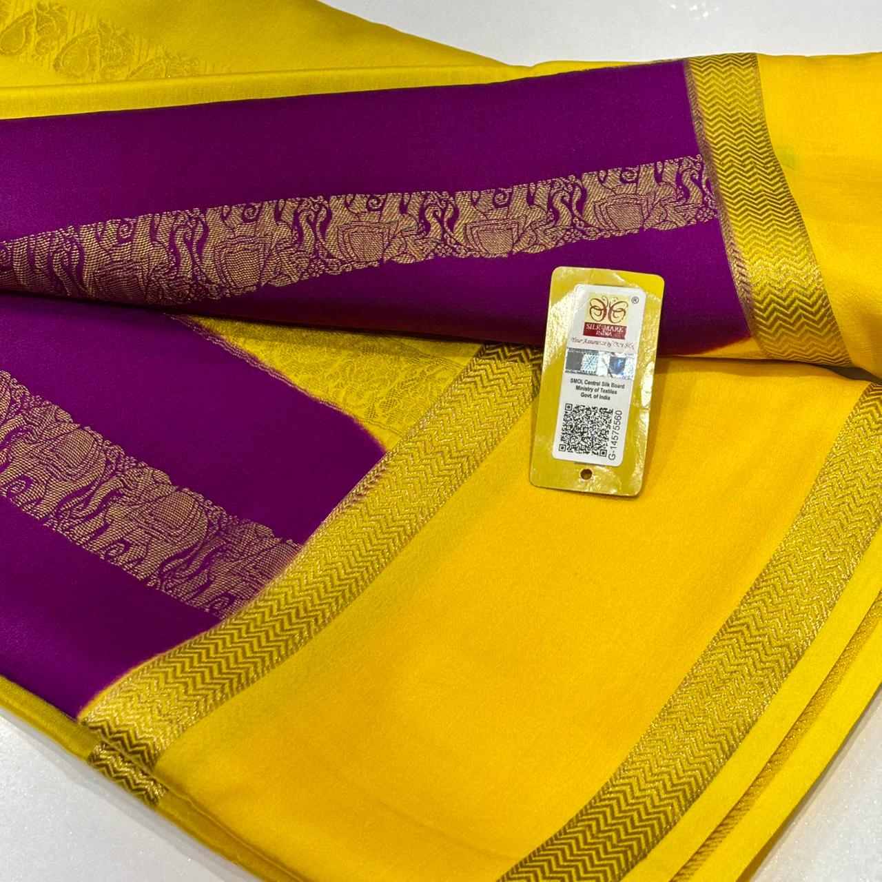 Pure Mysore Silk Saree